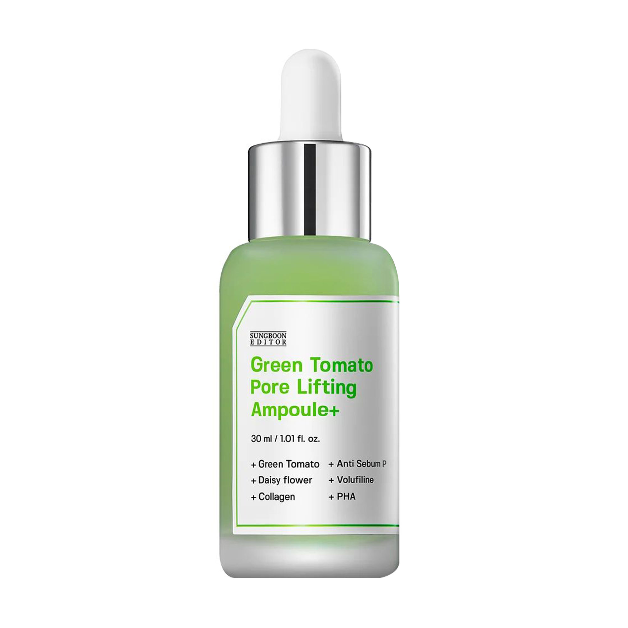 Сироватка для обличчя Sungboon Editor Green Tomato Pore Lifting Ampoule, 30 мл