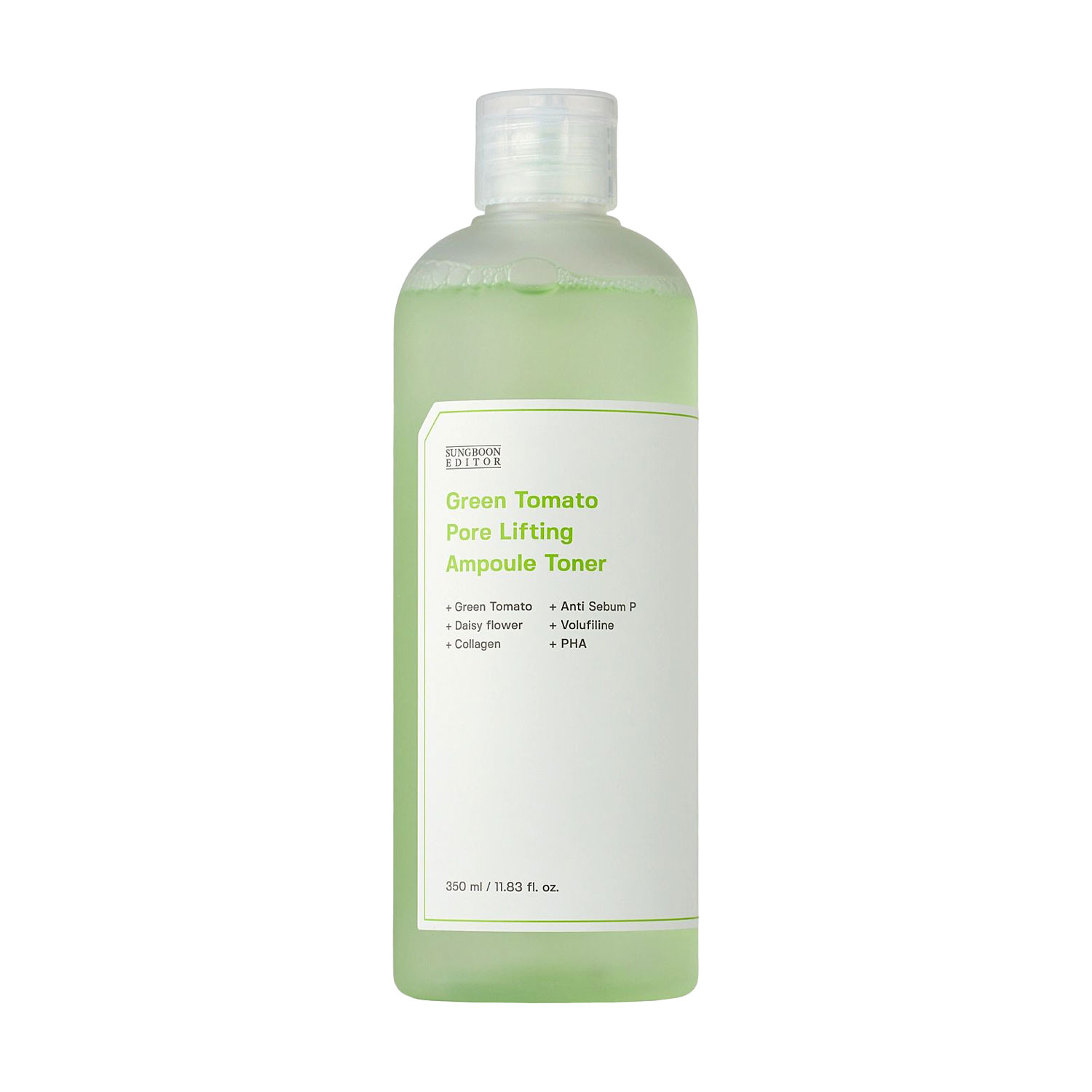 Тонер для обличчя Sungboon Editor Green Tomato Pore Lifting Ampoule Toner, 350 мл